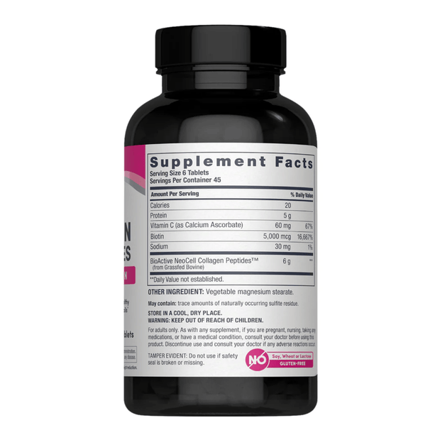 Neocell, Super Collagen + Vit C + Biotin, 270 Tabs