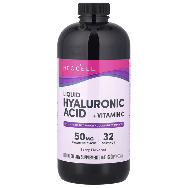 Neocell, Liquid Hyaluronic Acid + Vitamin C, Berry, 473 ml
