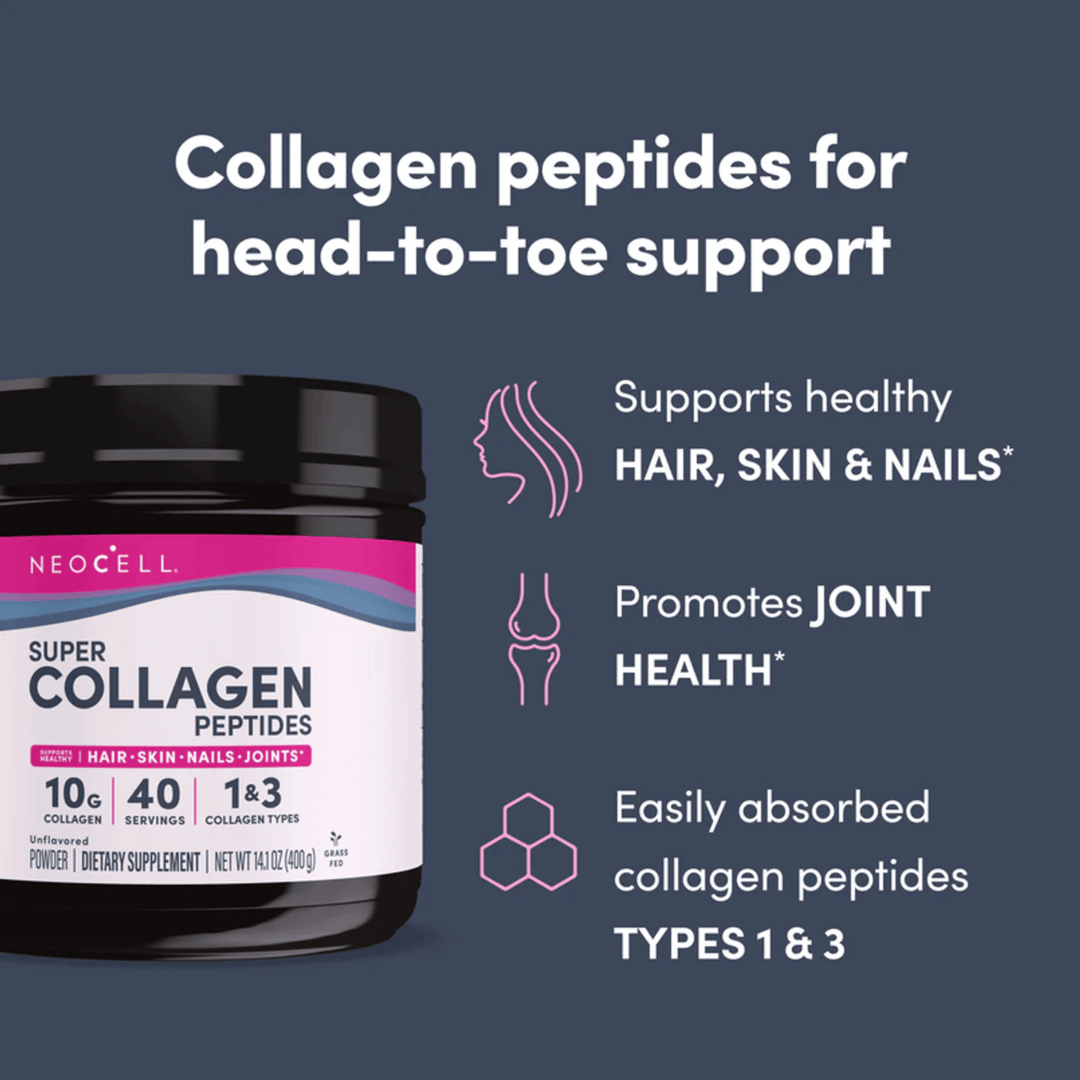 Neocell, Super Collagen Peptides Powder, 400g (8050300813564)