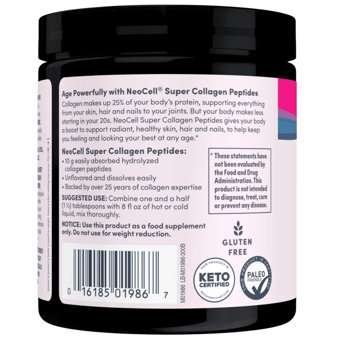Neocell, Super Collagen Powder Type 1&amp;3 Unflavoured, 200g (7856394797308)