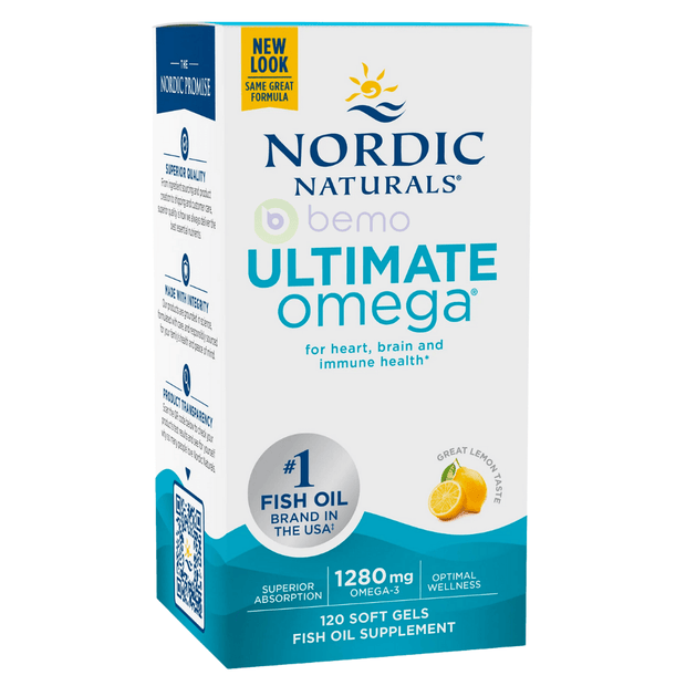 Nordic Naturals, Ultimate Omega, 1280mg, 120 Softgels (8080126804220)