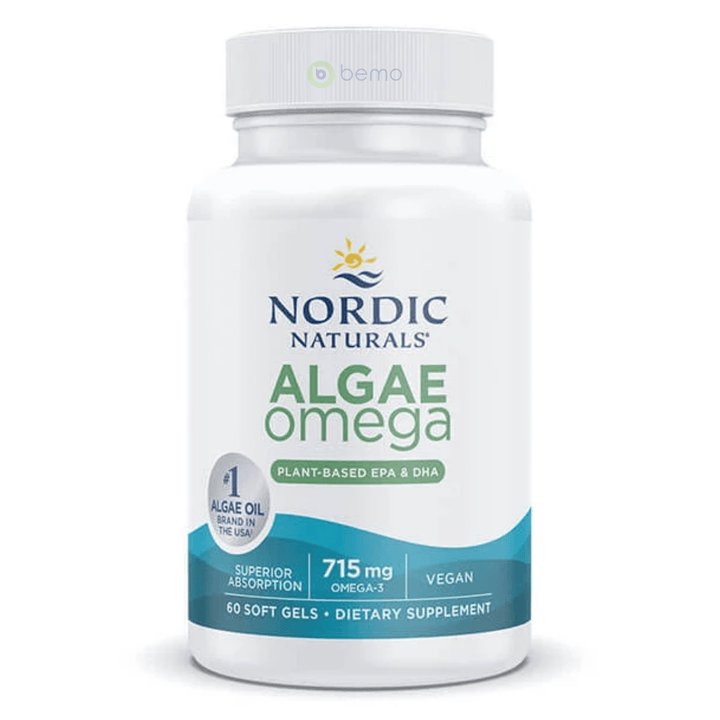 Nordic Naturals, Algae Omega Plant-Based EPA &amp; DHA, 60 softgels