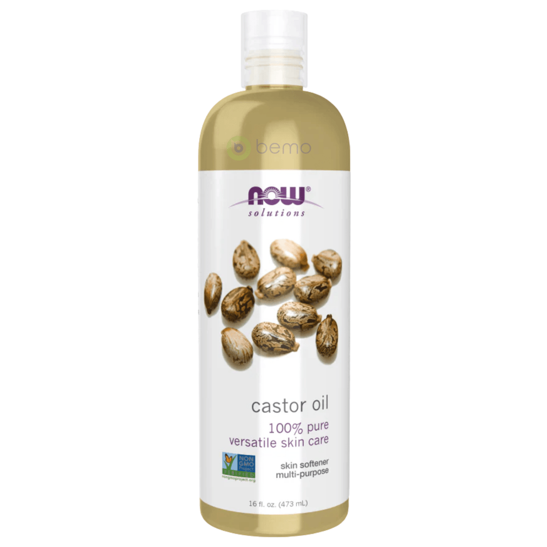 Now Foods, Organic Pure Castor Oil, 473ml (9041578000636)