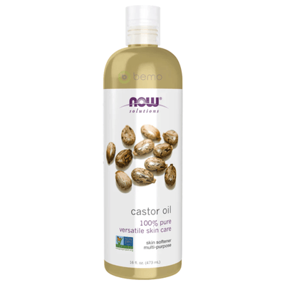 Now Foods, Organic Pure Castor Oil, 473ml (9041578000636)