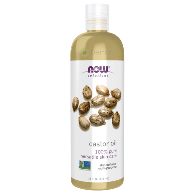 Now Foods, Organic Pure Castor Oil, 473ml (9041578000636)