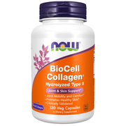 Now Foods, Biocell Collagen, Hydrolysed Type 2, 120 Vcaps (8125192339708)