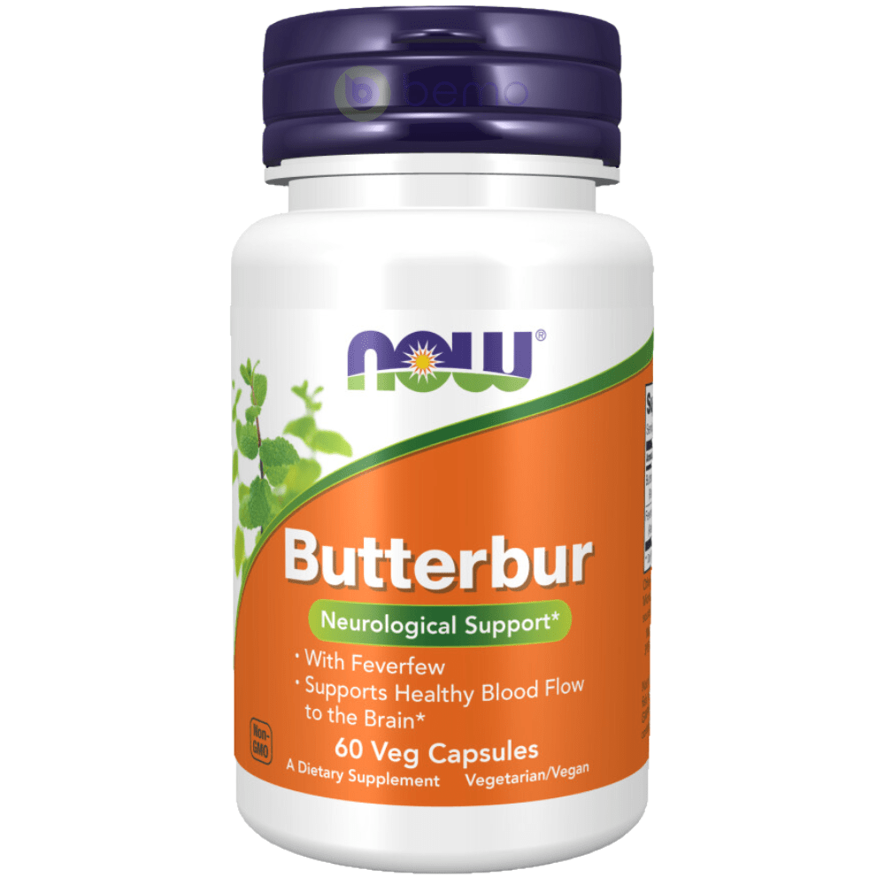 Now Foods, Butterbur, 60 Veg Capsules (8530116018428)