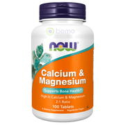 Now Foods, Calcium & Magnesium,  100 Tabs (8080127066364)