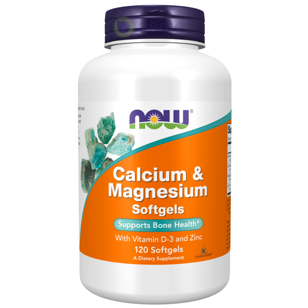 Now Foods , Calcium & Magnesium, 120 Softgels (8262863913212)