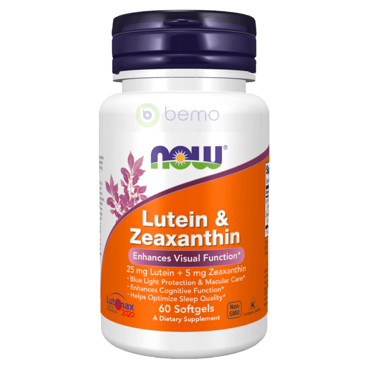 Now Foods, Lutein &amp; Zeaxanthin, 60 Softgels (8080127164668)
