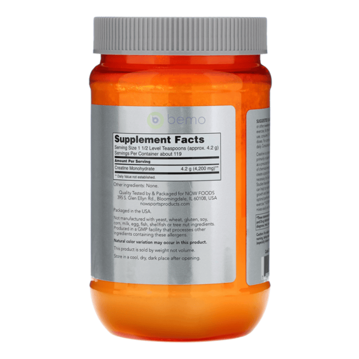 Now Foods Sports, Creatine Monohydrate, 500g