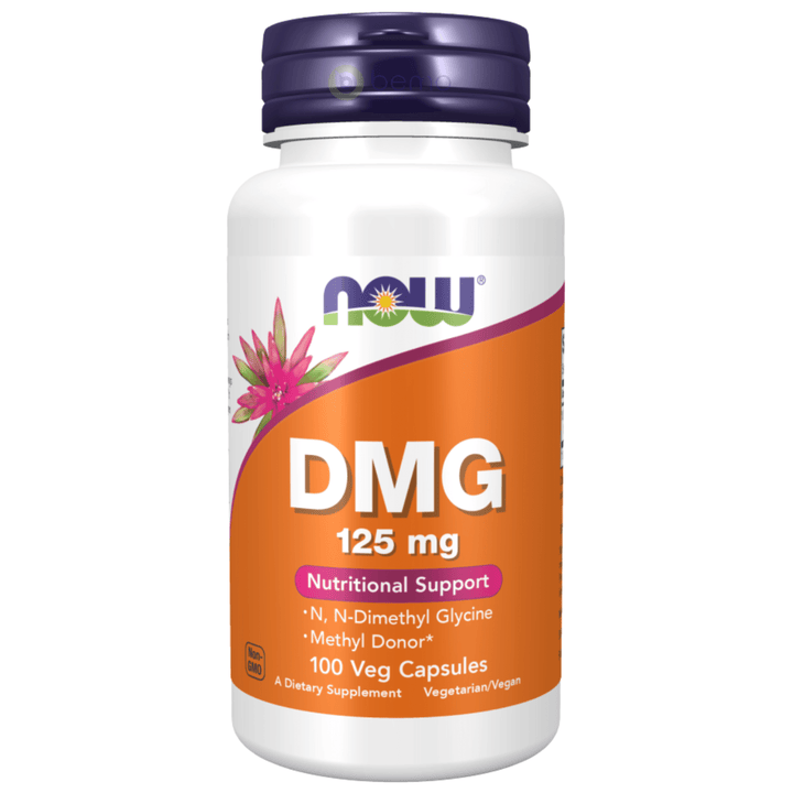 Now Foods, DMG 125 mg, 100 Veg Capsules (8974650671356)