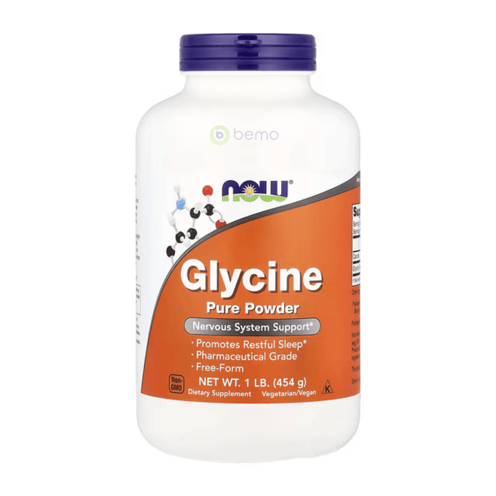 Now Foods, Glycine Pure Powder, 454g