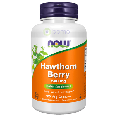 Now Foods, Hawthorn Berry, 540 mg, 100 Capsules (4422535970956)