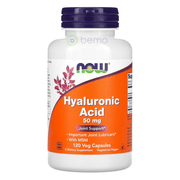 Now Foods, Hyaluronic Acid, 50 mg, 120 Veg Capsules (8149627076860)