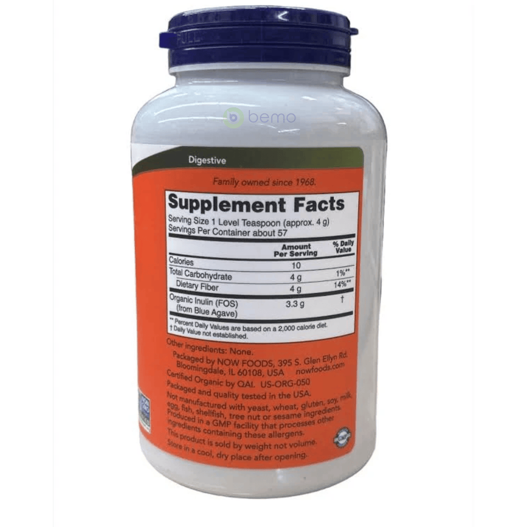 Now Foods, Inulin Prebiotic Pure Powder, 227g