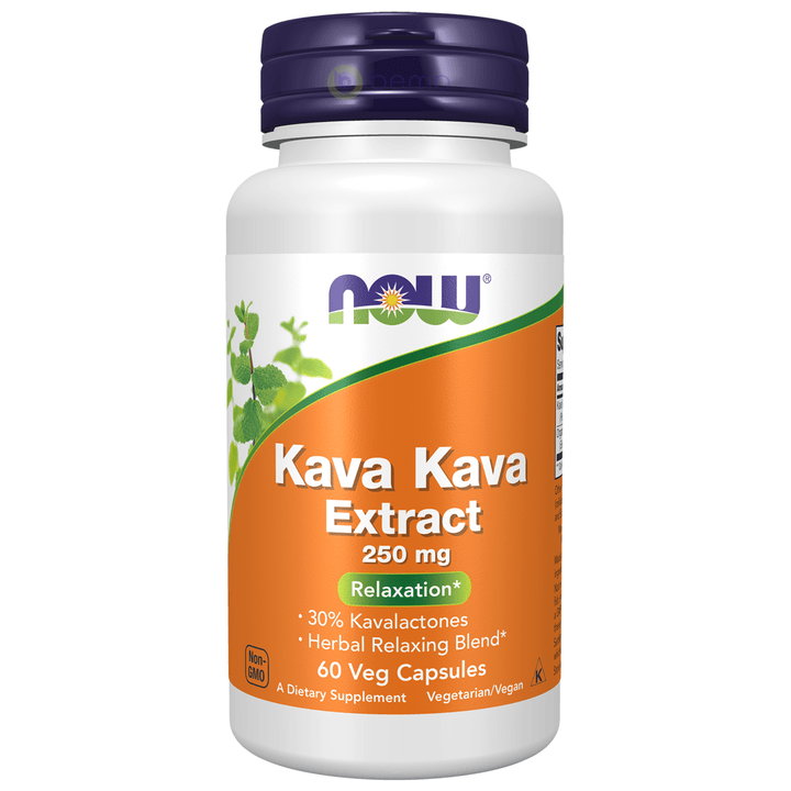 Now Foods, Kava Kava Extract 250 mg, 60 Veg Capsules (8974579073276)
