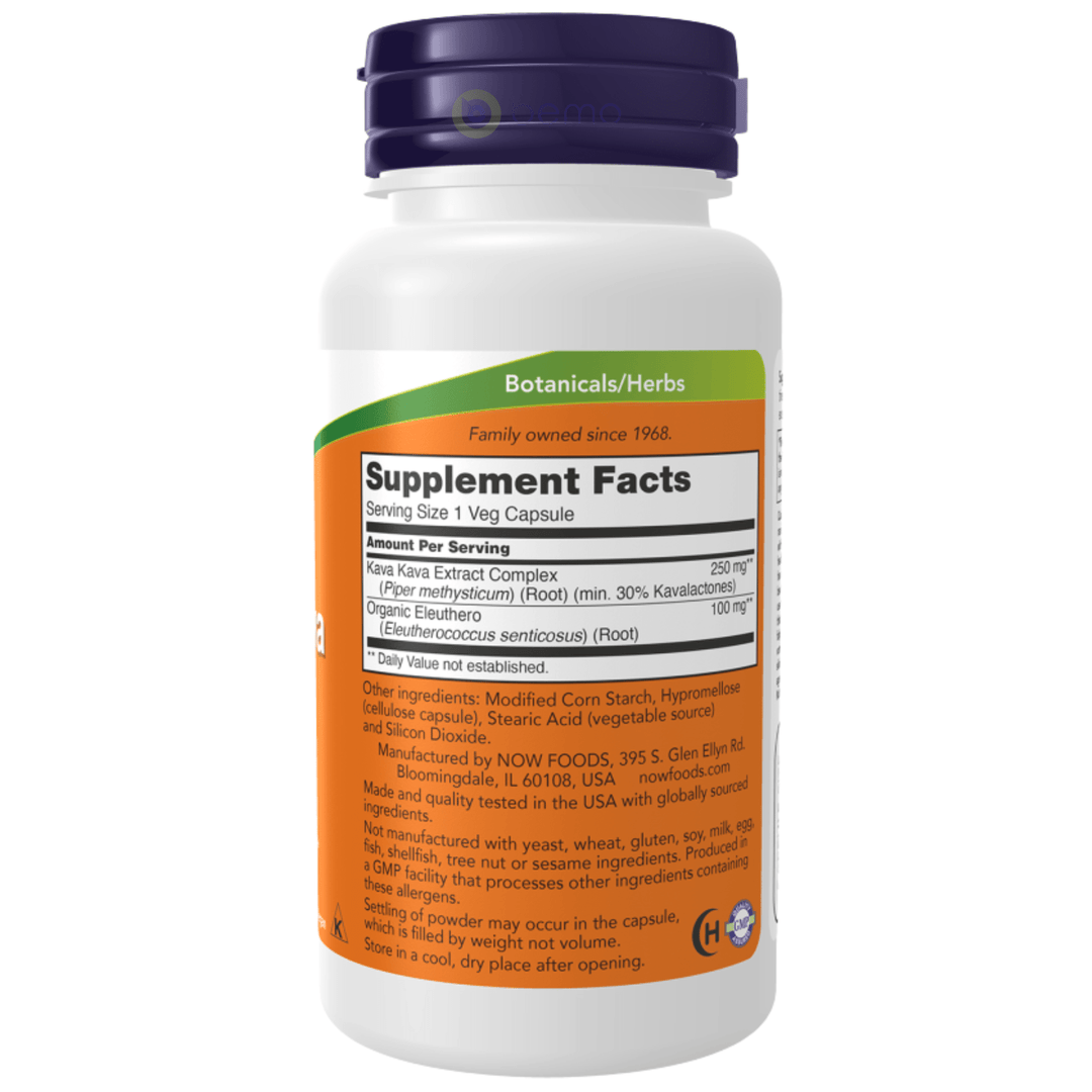 Now Foods, Kava Kava Extract 250 mg, 60 Veg Capsules (8974579073276)