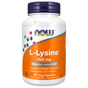 Now Foods, L-Lysine, 500 mg, 100 Capsules (4424150777996)