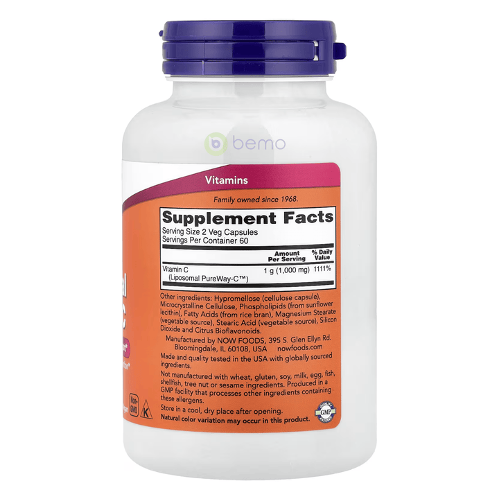 Now Foods, Liposomal Vitamin C, 120 vcaps