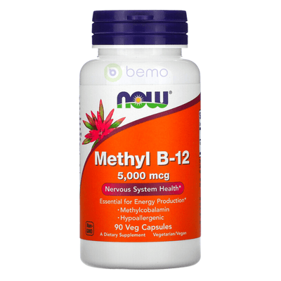 Copy of Now Foods, Methyl B-12, 1000mcg, 100 Lozenges (8098697052412)