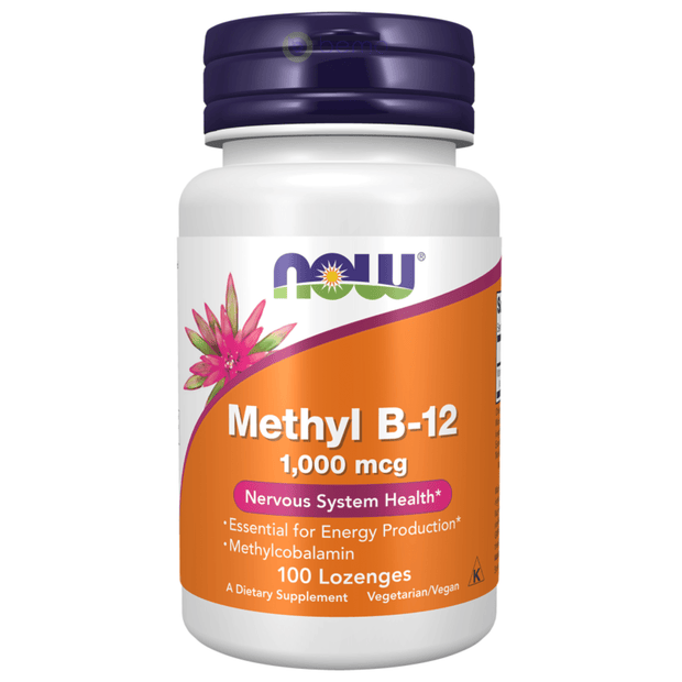 Now Foods, Methyl B-12, 1000mcg, 100 Lozenges (8080126083324)