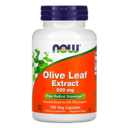 Now Foods, Olive Leaf Extract, 500mg, 120 VegCaps (8228702879996)