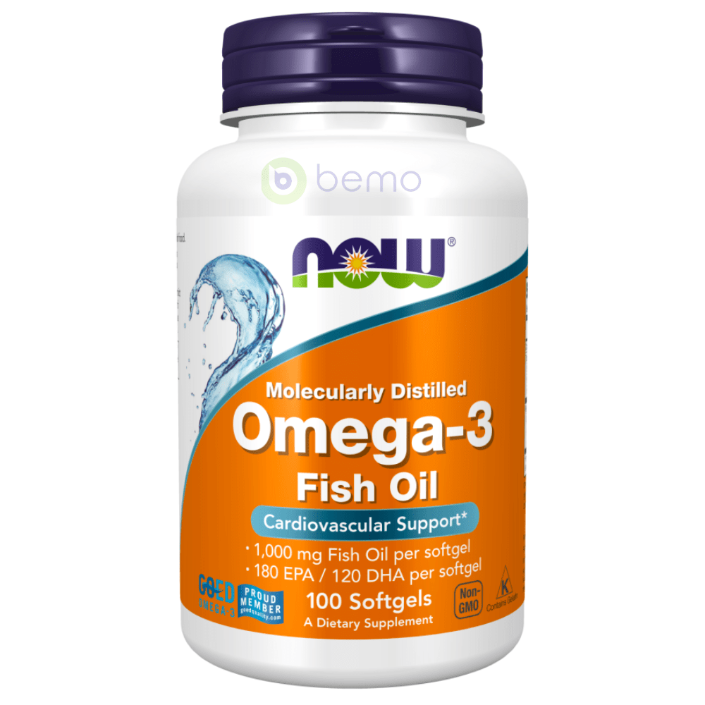 Now Foods, Omega-3, 100 Softgels (4420072964236)