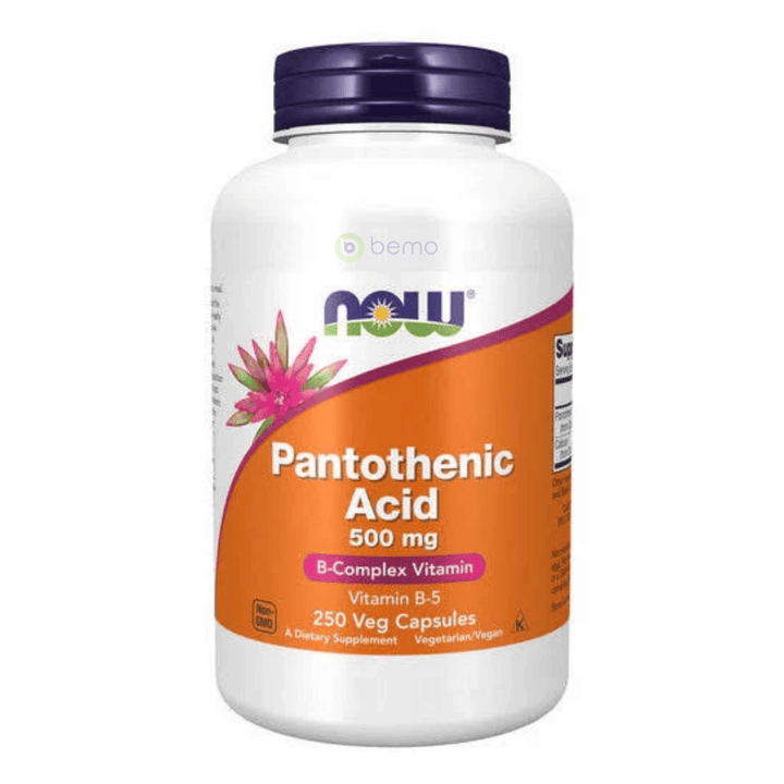Now Foods, Pantothenic Acid 500mg, 250 vcaps