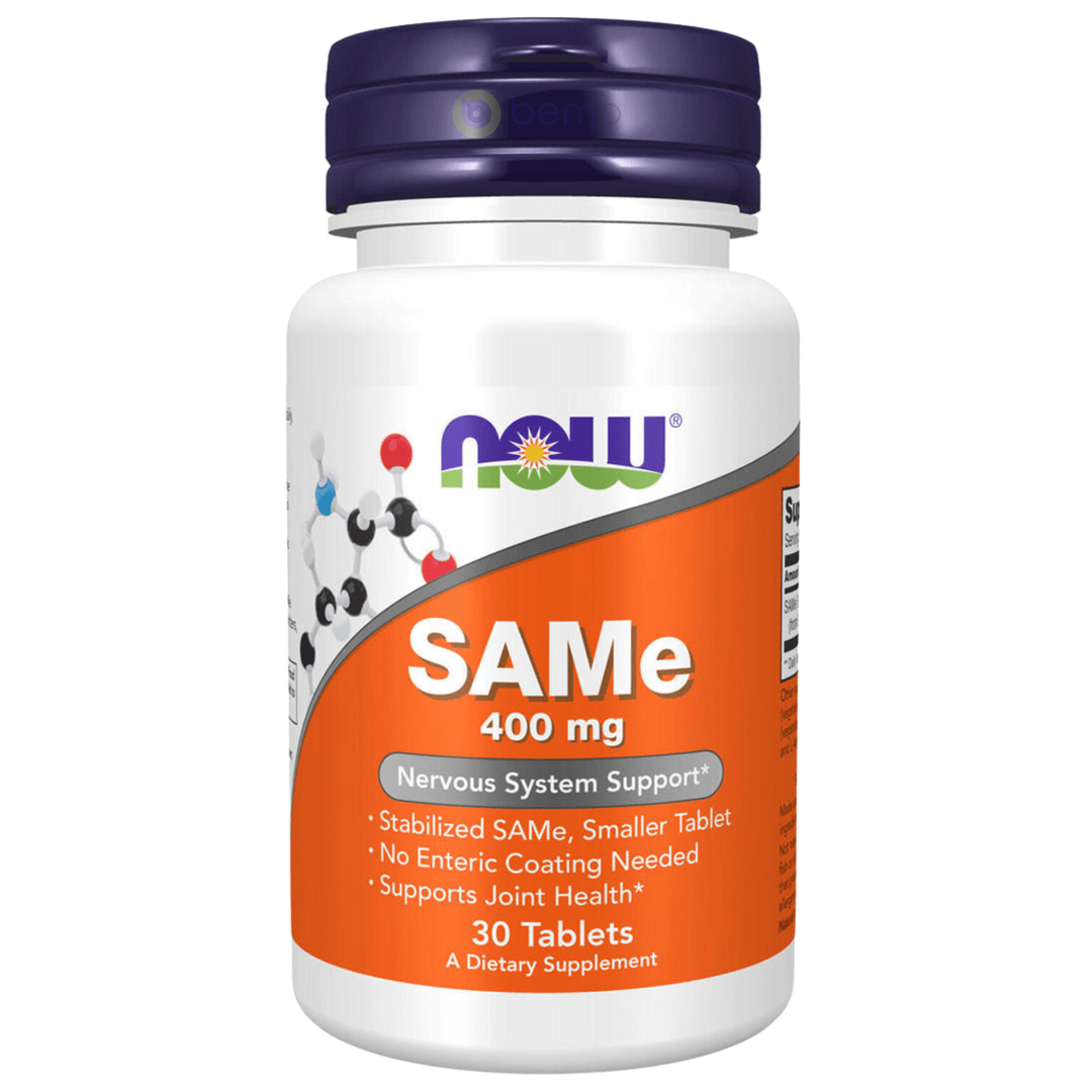 Now Foods, SAMe 400mg, 30 Tablets (9015839654140)
