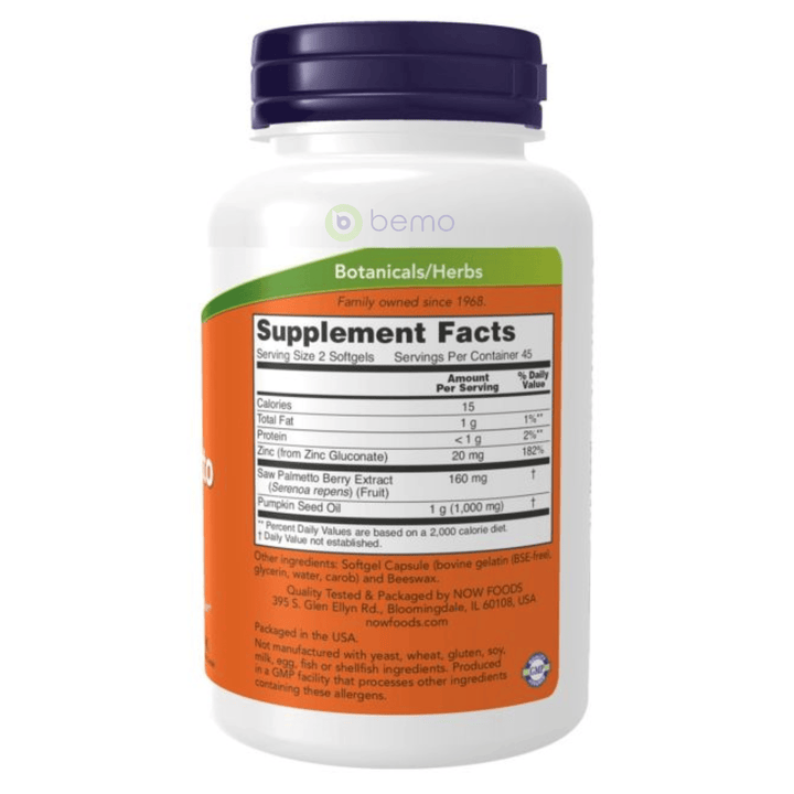Now Foods, Saw Palmetto Extract, 90 Softgels