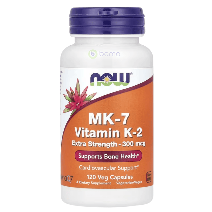 Now Foods, MK-7 Vitamin K-2 Extra Strength, 300mcg, 120 vcaps