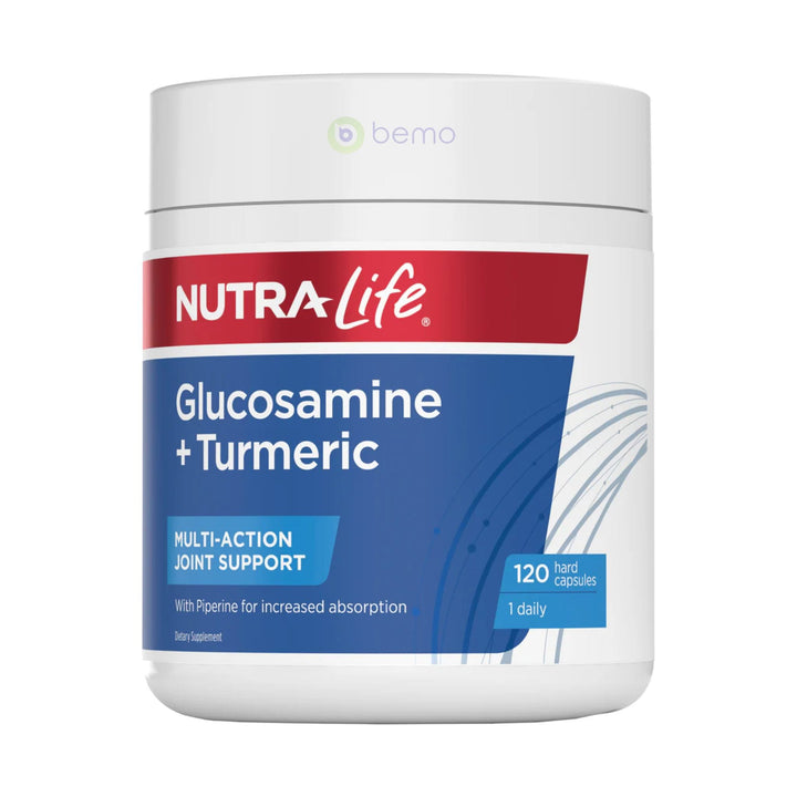 Nutra-Life, Glucosamine + Turmeric, 120 caps