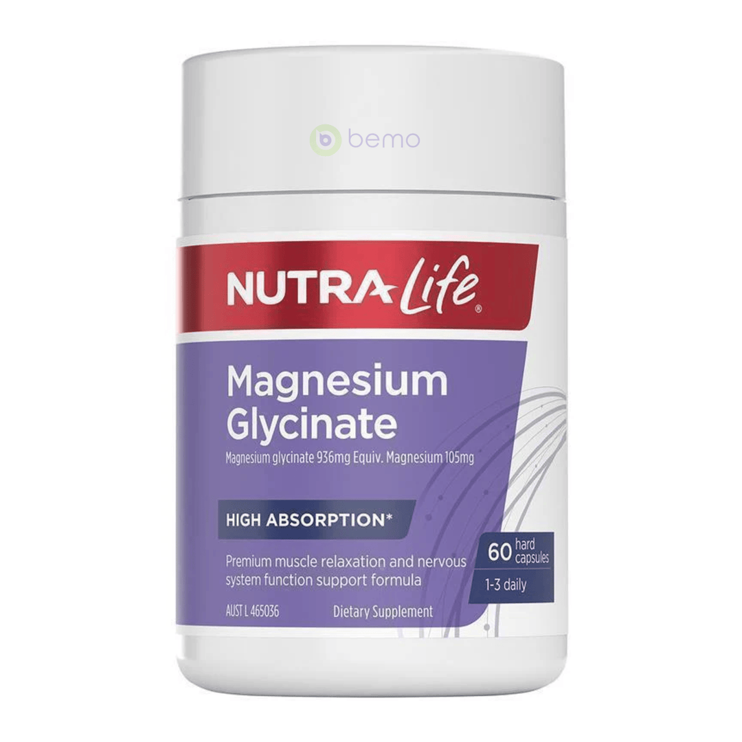 Nutra-Life, Magnesium Glycinate, 60 caps