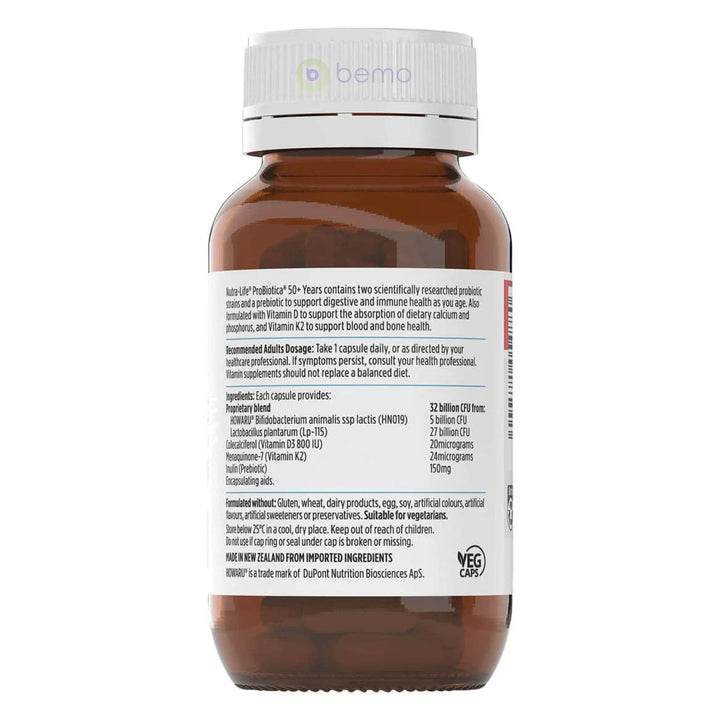 Nutra-Life, ProBiotica 50+ Years, 60 caps