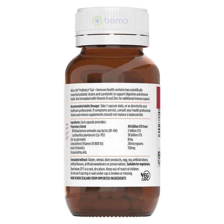 Nutra-Life, ProBiotica Gut + Immune Health, 60 caps