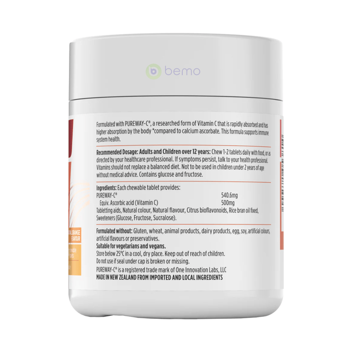 Nutra-Life, Rapid-C 500mg Chewables, 60 tabs
