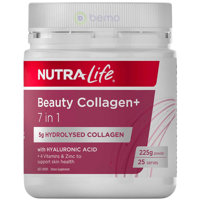 Nutra-Life, Beauty Collagen+ 7 in 1, 225g Powder (8318789484796)