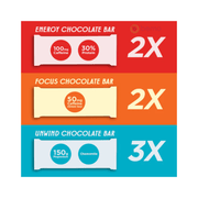 Peak Chocolate, All Peak Variety Sampler Pack, 7 x 25g bars (9064656109820)
