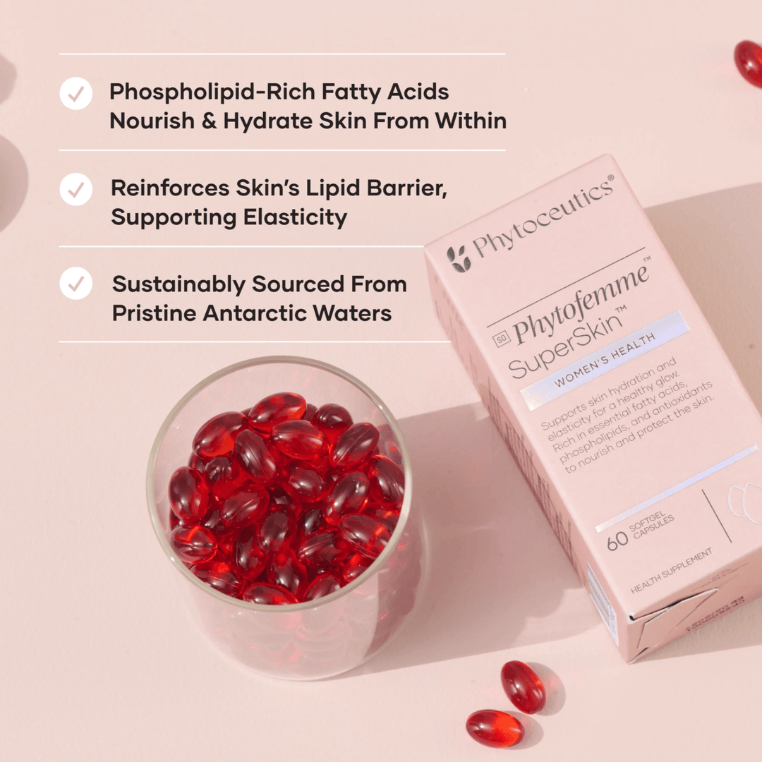 Phytoceutics, Phytofemme SuperSkin, 60 Vegetable Capsules