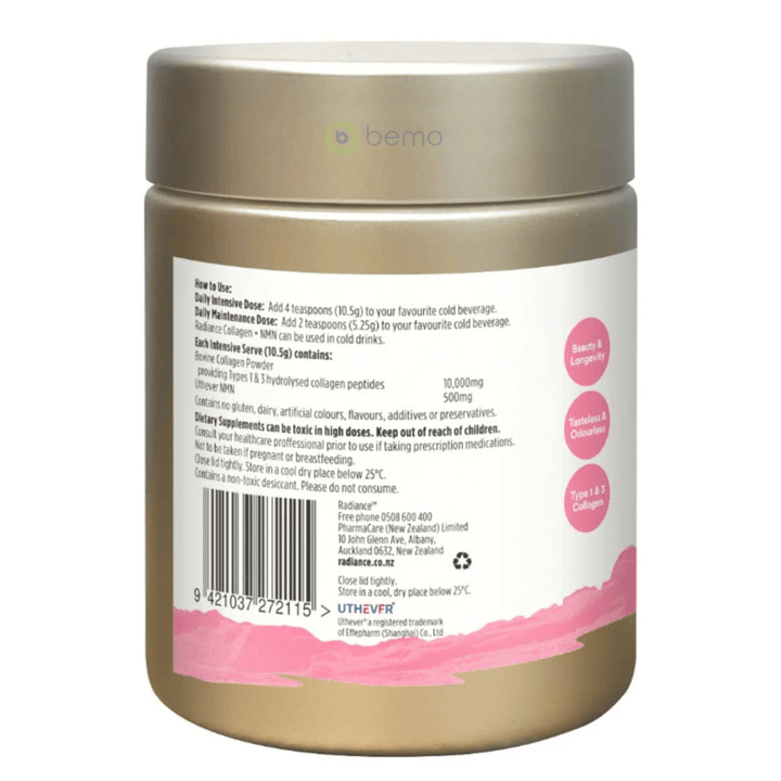 Radiance, Collagen + NMN Powder, 175g