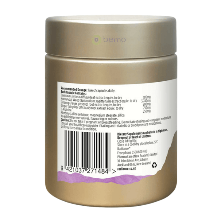 Radiance, Libido-XX, For Her, 60 Vege Caps (9026224128252)