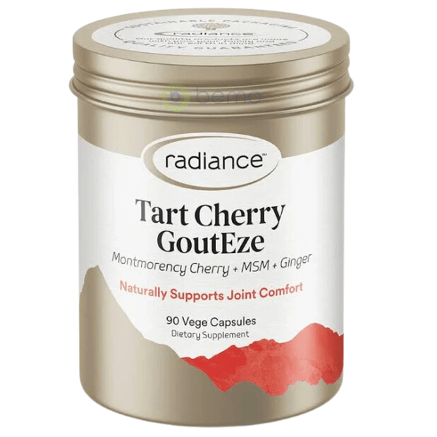 Radiance, Tart Cherry GoutEze, 90 Veg Caps (8179614744828)