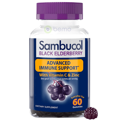 Sambucol, Black Elderberry, 60 Gummies (8297425764604)