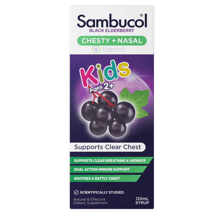 Sambucol, Kids Chesty + Nasal Syrup, 120ml