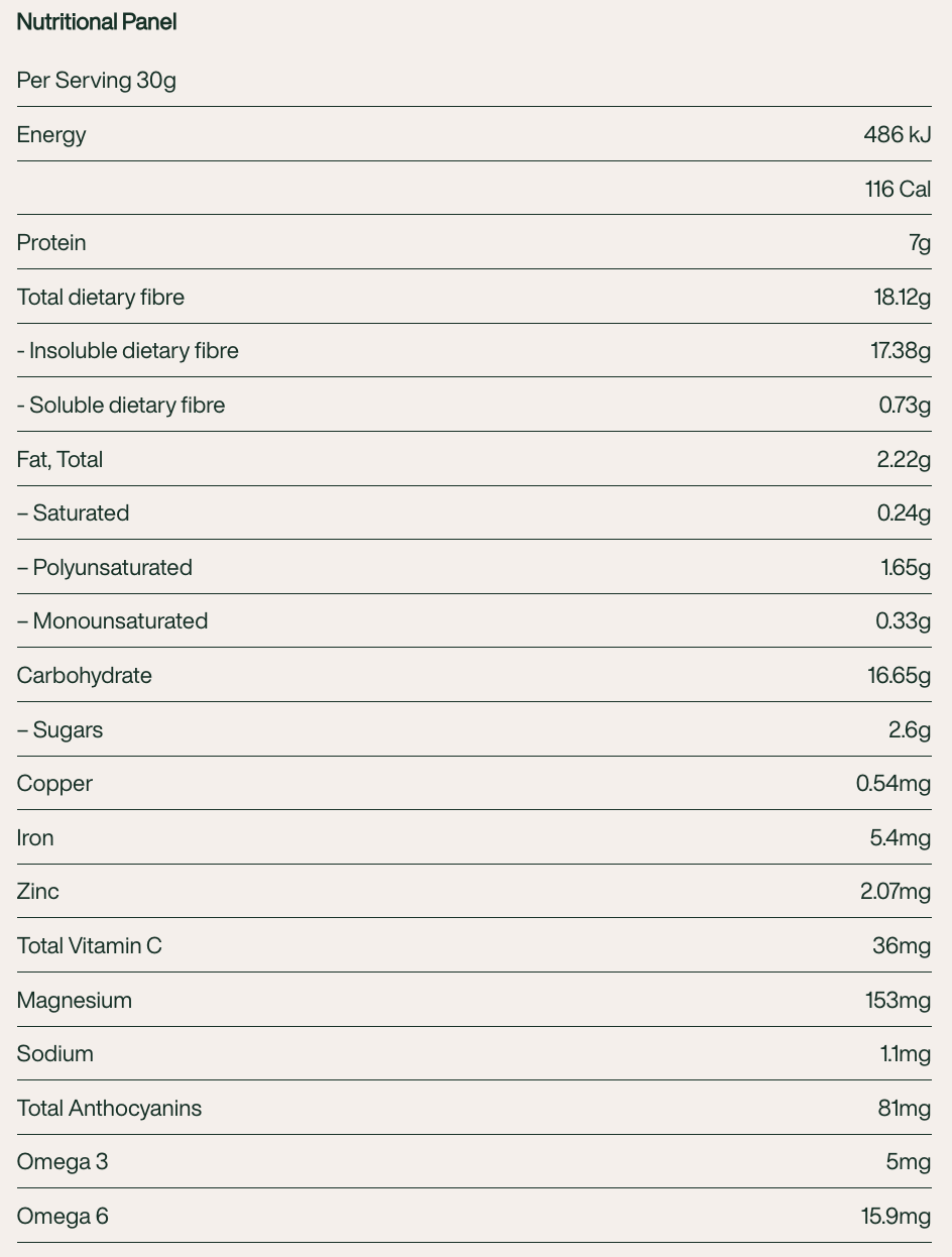 Hemp Farm, Gut Health, Blackcurrant Protein Powder 500g (9041585242364)