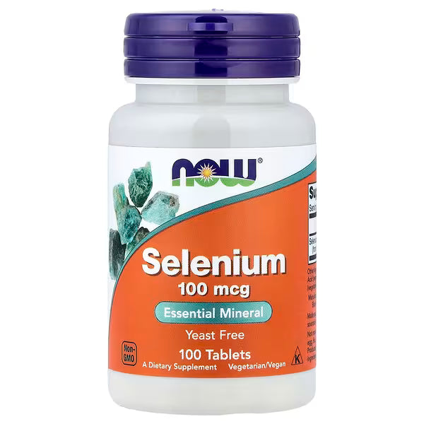 NOW Foods, Selenium 100mcg, 100 Tablets