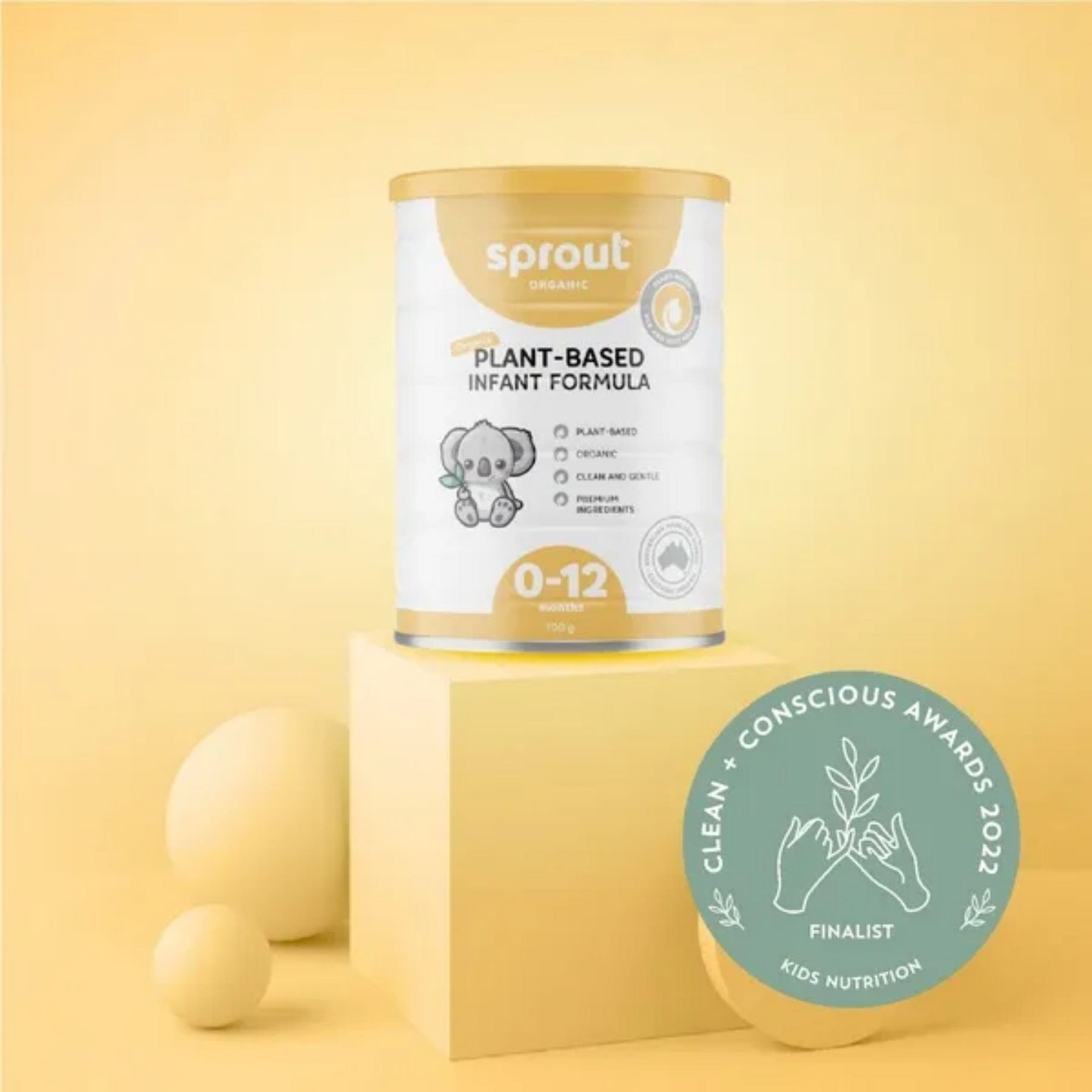 Sprout Organic, Organic Plant Based Infant Formula, 700g (9099907170556)