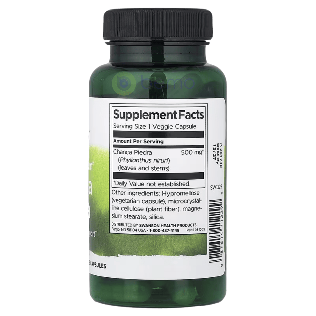 Swanson, Chanca Piedra, 60 Vege Capsules