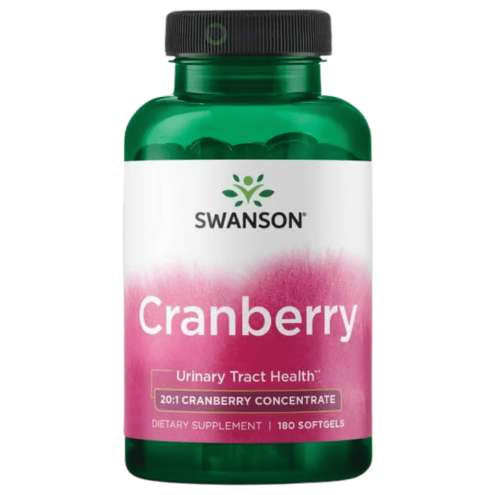 Swanson, Cranberry 20:1 Concentrate, 180 Softgels